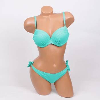 Image 1 of Дамски бански в тюркоазено-зелен цвят - чашка В