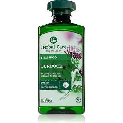 Farmona Herbal Care Burdock šampon pro mastnou vlasovou pokožku a suché konečky 330 ml