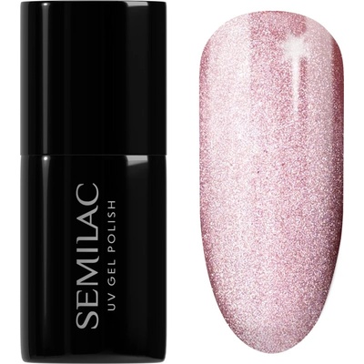 Semilac UV Hybrid Gloss GALA гел лак за нокти с използване на UV/LED лампа цвят 663 Blush Gloss 7ml