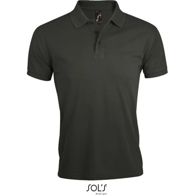 Sol´s Collection polokošile Prime Men krátký rukáv pánská Cot-25057167001 šedá tmavá