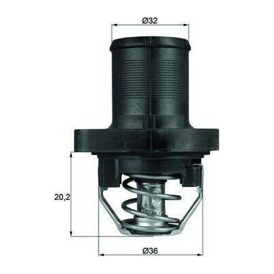 Termostat, chladivo MAHLE TI 47 89