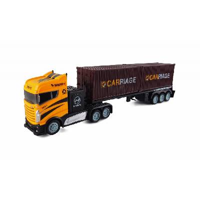 AMEWI RC kamion s návěsem , 1:16, RTR žlutá