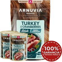 Arnuvia Monova Dog Adult Small & Medium Turkey & Cranberries 2 kg