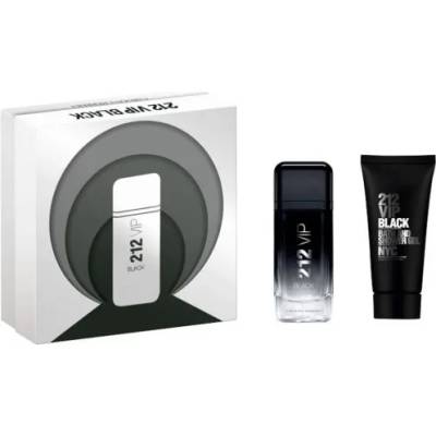 Carolina Herrera Комплект за мъже Carolina Herrera 212 VIP Black - Eau de Parfum 100 мл + Душ гел 100 мл