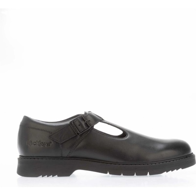Kickers Finley T Bar Shoe - Black