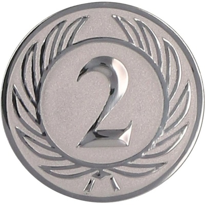Stříbrný emblém Číslo 2