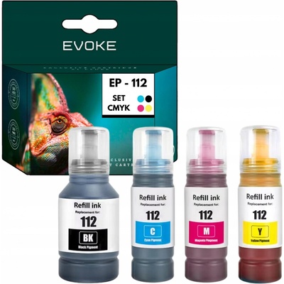 Inkoust EVOKE Epson 112 CMYK - kompatibilní