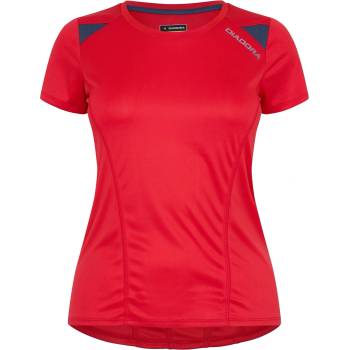 Diadora Фланелка с къс ръкав Diadora Women's Short Sleeve Performance Gym Top - Tomato Red