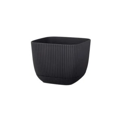 HORECANO - Квадратна саксия №1 - 8.2x8.2xh7.1cm 270ml АНТРАЦИТ (G-381-A) (0126291)