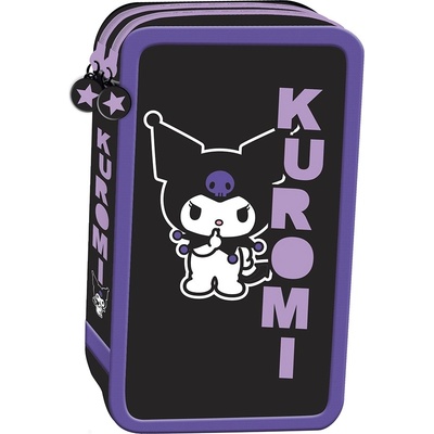 LICENSE Държач за химикалки Kuromi от две части, черен TO-PZW-4226-XXX-KURO-SA (TO-PZW-4226-XXX-KURO-SA)