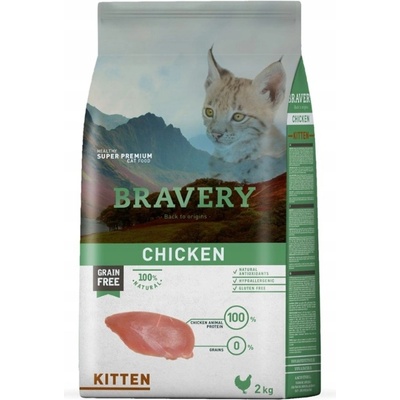 Bravery cat ADULT chicken 2 kg