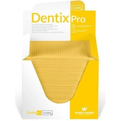 podbradníky DentixPro Classic 33 x 48 cm v boxe žlté