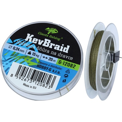 Giants Fishing KevBraid 20m - 0,24 mm – Zboží Mobilmania