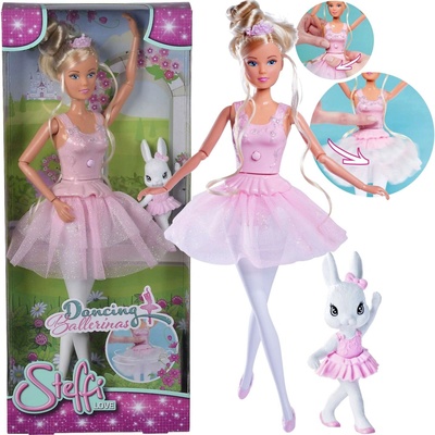 SIMBA Steffi Dancing Ballerina Bunny Doll tančící baletka