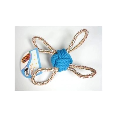 Hračky Salač Preťahovadlo loptička štvorstranná 28 cm