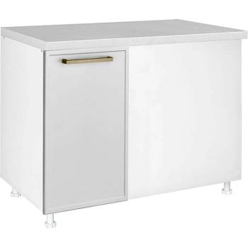 Matis Кухненски шкаф долен ъглов с една врата alba du100 бяло