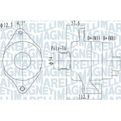 generátor MAGNETI MARELLI 063732050010