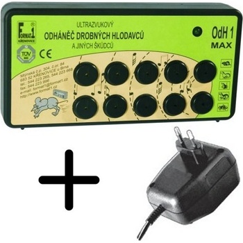 Format1 Odháněč kun, myší a potkanů OdH1 MAX s adaptérem ultrazvukový FORMAT1 49184