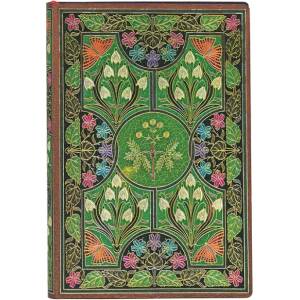 Paperblanks Тефтер Poetry in Bloom, 95 х 140 mm, широки редове, мека корица, 88 листа (FB5367-5)