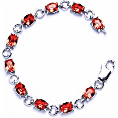 Čištín stříbrný s krystaly Swarovski padparadscha R 1245
