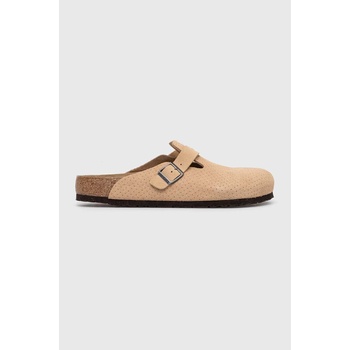 Birkenstock Велурени чехли Birkenstock Boston в бежово 1026948 (1026948)