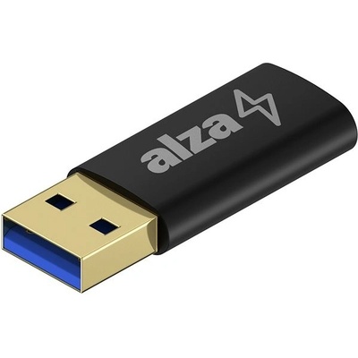 AlzaPower USB-A (M) to USB-C (F) 3.2 15W 5Gbps černý APW-ADTATC1B – Zboží Živě