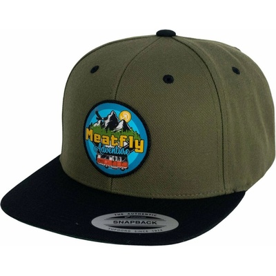 Meatfly шапка Flanker Snapback Adventure Olive/Black Meatfly | Zelen | МЪЖЕ | ЕДИН РАЗМЕР