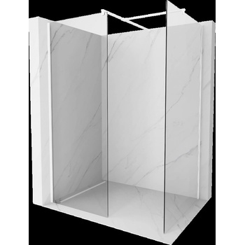 Mexen Kioto стена за душ Walk-in 155 x 110 см, прозрачна, бяла - 800-155-202-20-00-110 (800-155-202-20-00-110)