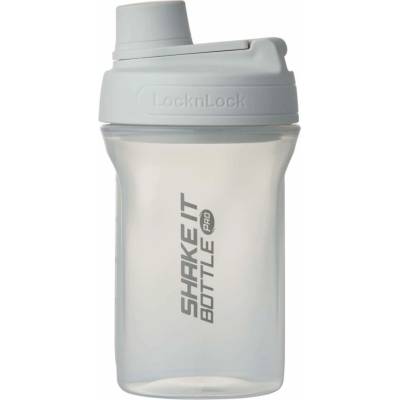 LOCKNLOCK Láhev na pití shaker LOCK SHAKE IT 650ml bílá