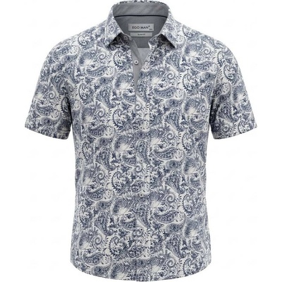 Ego man pánská košile krátký rukáv slim fit S0330-001