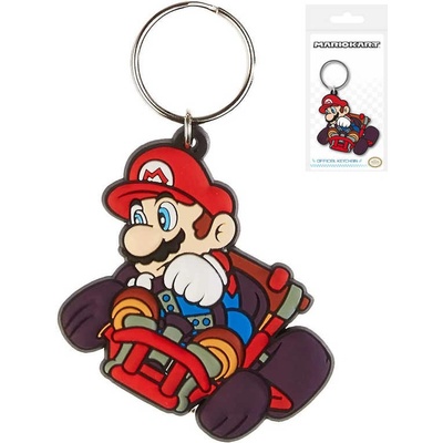 Přívěsek na klíče Alltoys gumová Mario Kart Super Mario Cart Drift