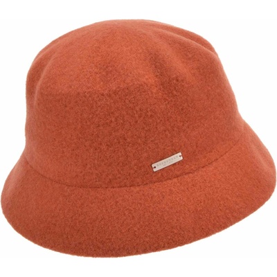 Seeberger Bucket hat zimní vlněný klobouček terakotový