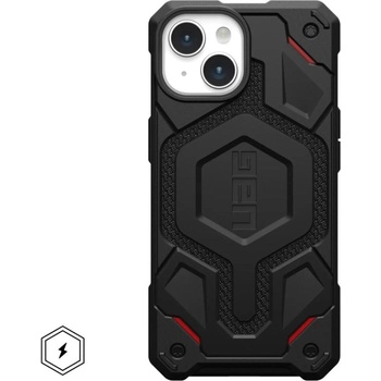 Urban Armor Gear Кейс UAG Monarch Pro за iPhone 15, съвместим MagSafe, kevlar black (KXG0075563)
