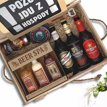 Bohemia Gifts dárkový box pro muže pivní speciál