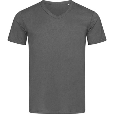 Stedman ben v-neck st9010 / Мъжка тениска с v-образно деколте - шистово сиво m (st9010slgm)