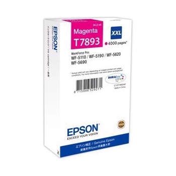 EpsonworkforceBlaek Epson T7893 Magenta касета с мастило XXL (C13T789340)