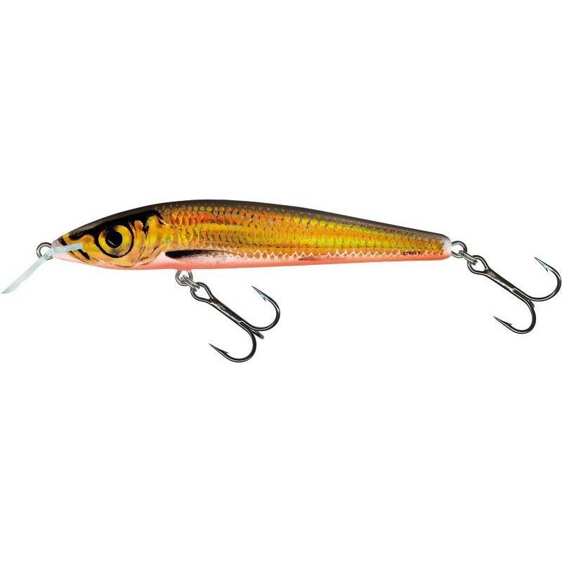 Salmo Sweeper Sinking 120 Mm, Leurre Coulant Jerkbait, Silver Chartreuse Shad, Hameçons VMC