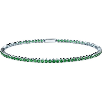 Savicki náramek bílé zlato zirkony B-B-B0026-00284-585-B