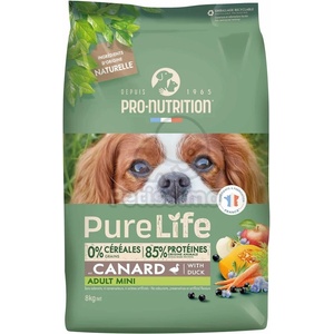 Pro-Nutrition PureLife Adult Mini суха храна за кучета - с патешко 8 кг