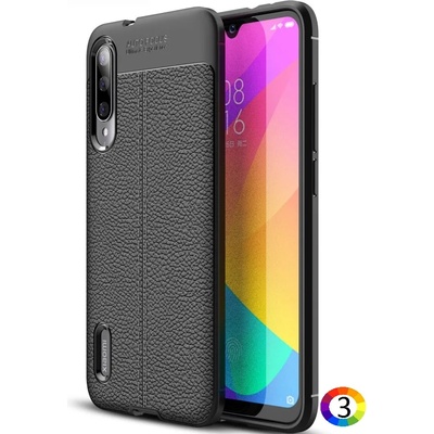 Xiaomi Mi CC9e / Xiaomi Mi A3 Удароустойчив Litchi Skin Калъф и Протектор