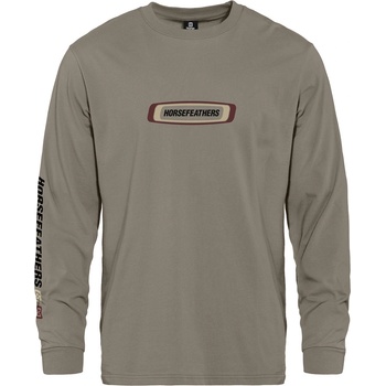 Horsefeathers Тениска Raceway LS - таупе Horsefeathers | Bezhov | МЪЖЕ | M