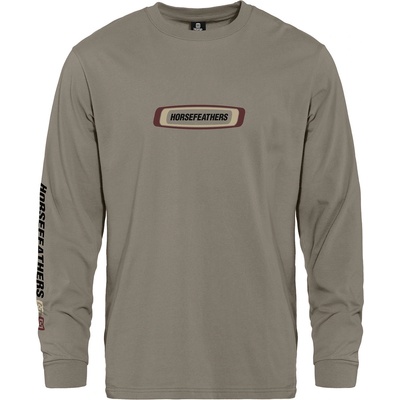 Horsefeathers Тениска Raceway LS - таупе Horsefeathers | Bezhov | МЪЖЕ | M