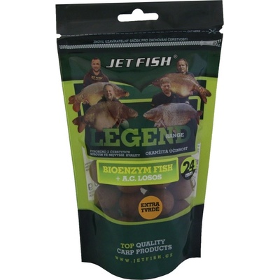 Jet Fish Legend Range Extra Tvrdé Boilie 24mm 250g Chuť: Multifruit