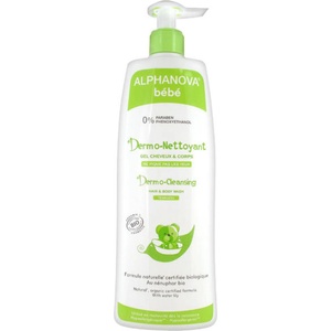 Alphanova Дермопочистващ гел за бебета Alphanova Bebe - За коса и тяло, 500 ml - baby
