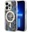 GUESS Кейс Guess GUHMP14XHLEOPWB за iPhone 14 Pro Max 6.7", син / син, твърд, Leopard MagSafe (GUE002773-0)