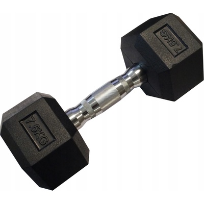 Kubisport Pogumovaná činka 1 x 7,5 kg 1 ks