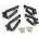 Traxxas Bumper mounts, front (l&r)/ bumper mounts, rear (l&r)/ 3x12m, TRX4936 (TRX4936)