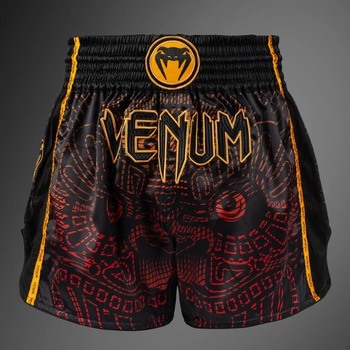 Image 1 of VENUM Муай Тай Шорти Venum Quetzal Fury Muay Thai shorts - Black/Fury Red/ Tangerine - L