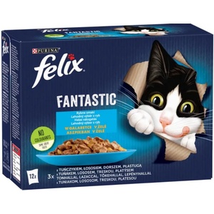 FELIX Fantastic Fish Selection in aspic 12x85 g