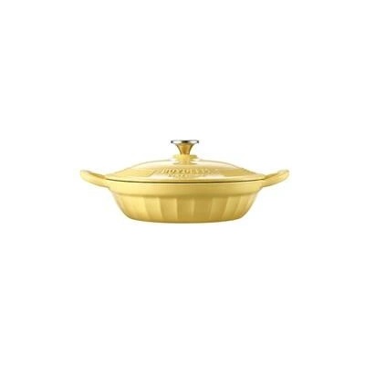 BUYDEEM Litinová Dutch Oven CP581-MY 3,3L, barva žlutá, smaltované